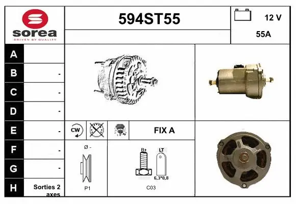 Alternator (594ST55)