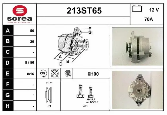Alternator (213ST65)