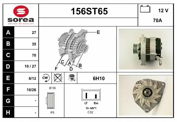 Alternator (156ST65)