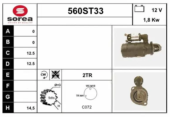 Starter (560ST33)