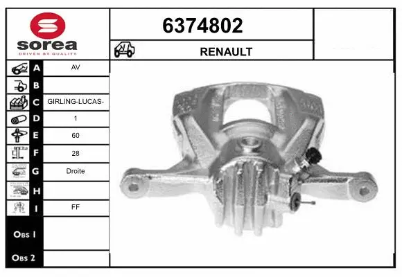 Brake Caliper (6374802)