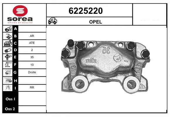 Brake Caliper (6225220)