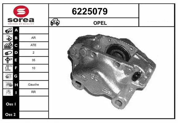 Brake Caliper (6225079)