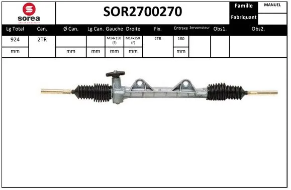 Steering Gear (SOR2700270)