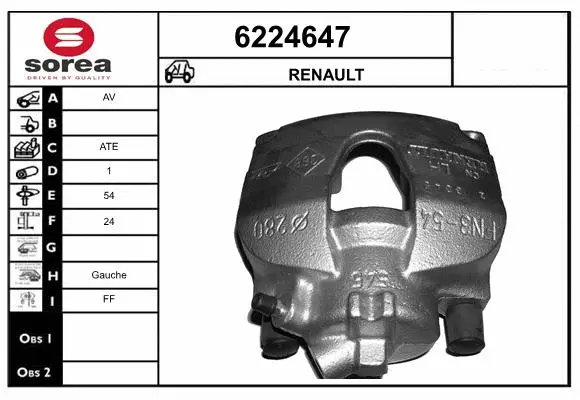 Brake Caliper (6224647)