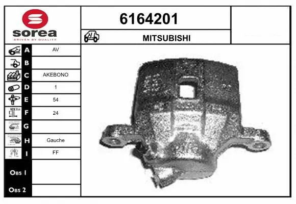 Brake Caliper (6164201)