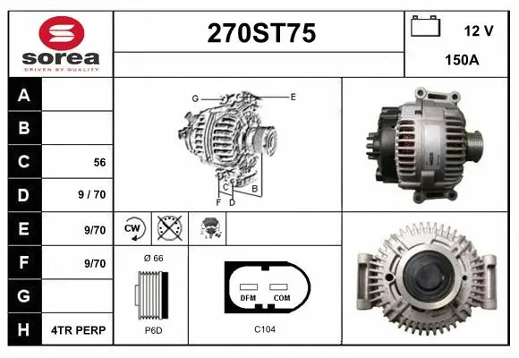 Alternator (270ST75)