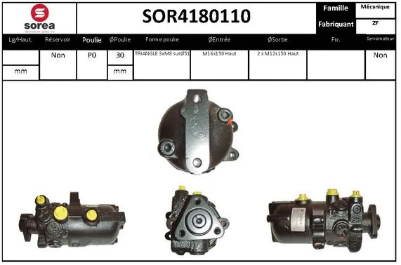 Hydraulic Pump, steering (SOR4180110)