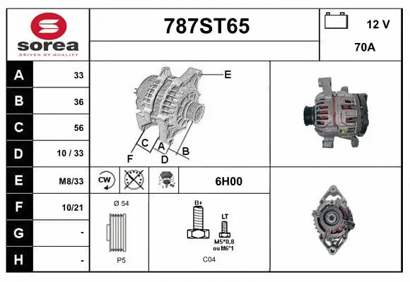 Alternator (787ST65)
