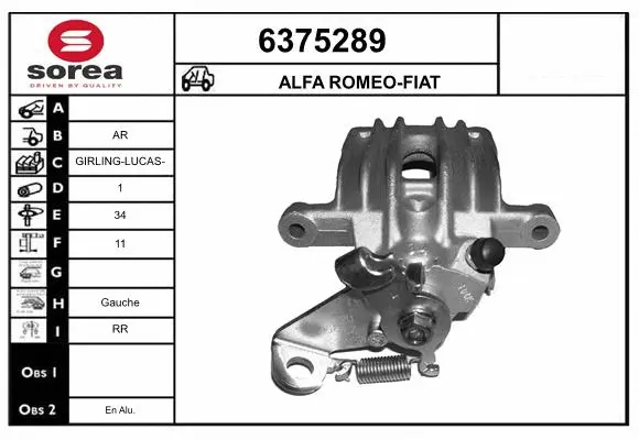 Brake Caliper (6375289)