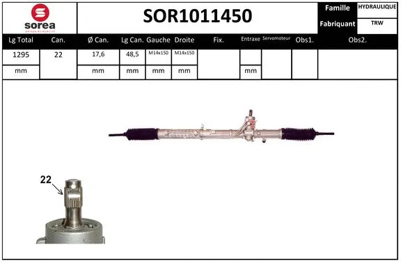 Steering Gear (SOR1011450)