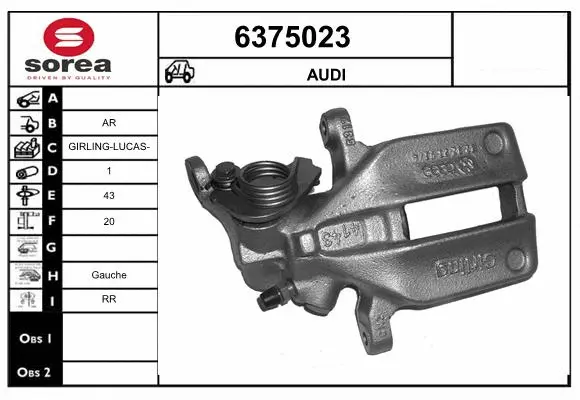 Brake Caliper (6375023)