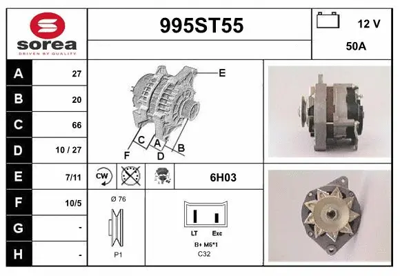 Alternator (995ST55)