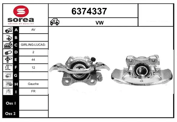 Brake Caliper (6374337)