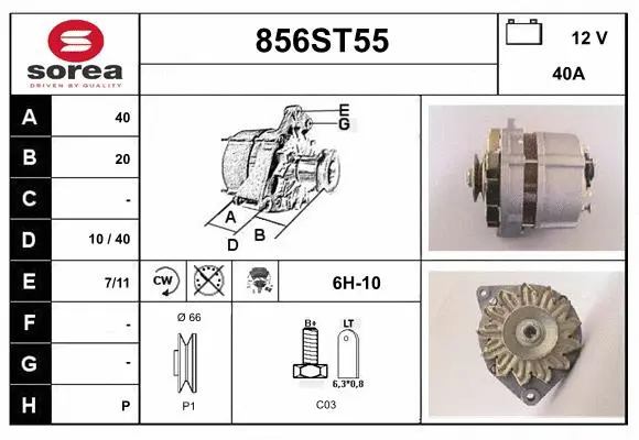 Alternator (856ST55)