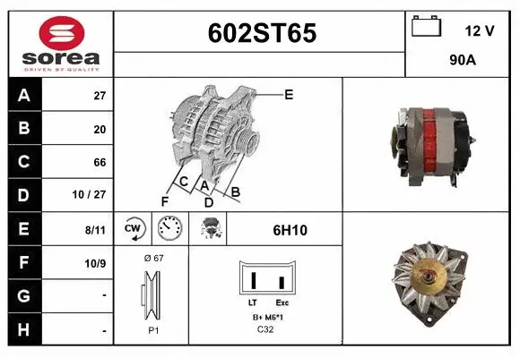 Alternator (602ST65)