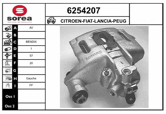 Brake Caliper (6254207)
