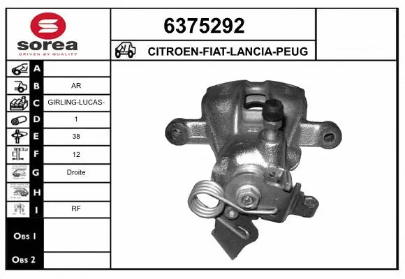 Brake Caliper (6375292)
