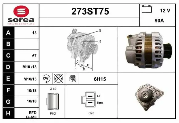 Alternator (273ST75)