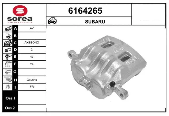 Brake Caliper (6164265)