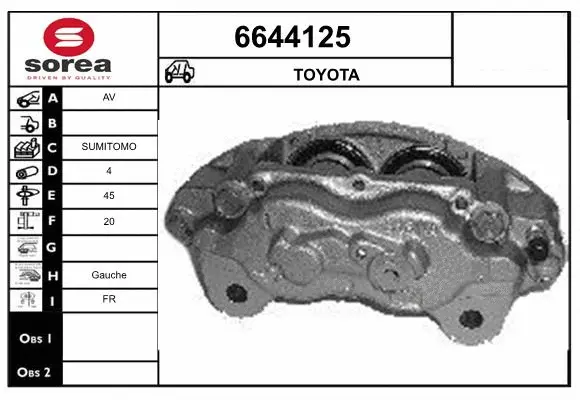 Brake Caliper (6644125)