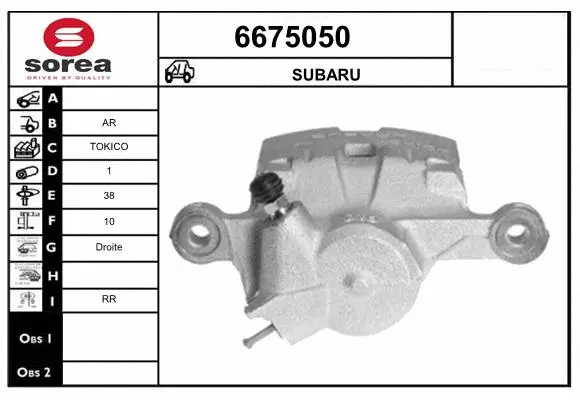 Brake Caliper (6675050)