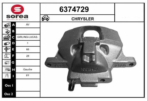 Brake Caliper (6374729)