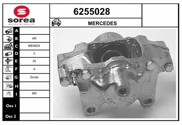 Brake Caliper (6255028)