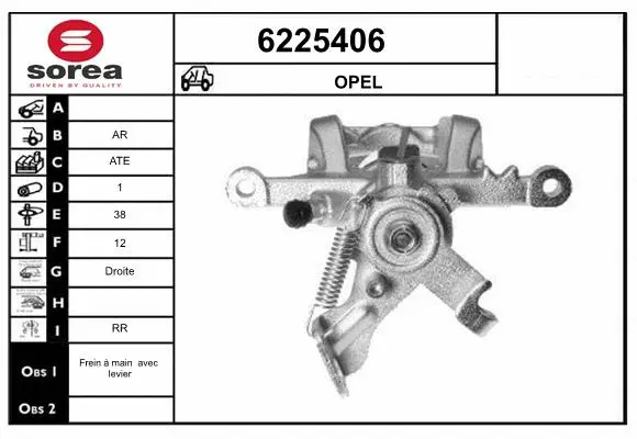 Brake Caliper (6225406)