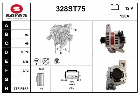 Alternator (328ST75)
