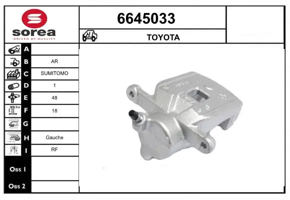 Brake Caliper (6645033)