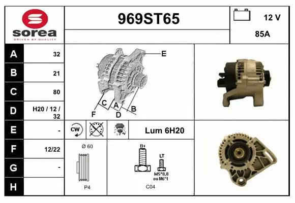 Alternator (969ST65)