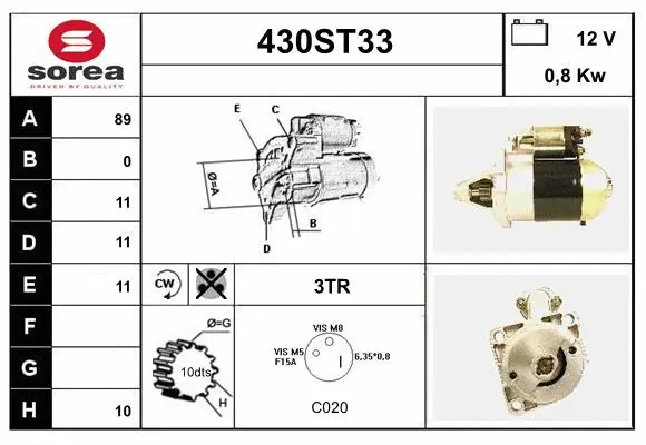 Starter (430ST33)