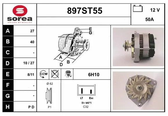Alternator (897ST55)