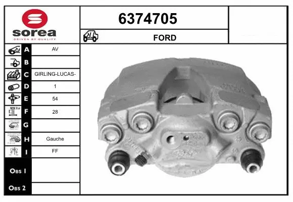 Brake Caliper (6374705)