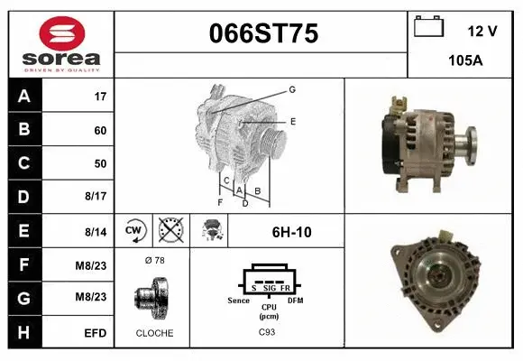 Alternator (066ST75)