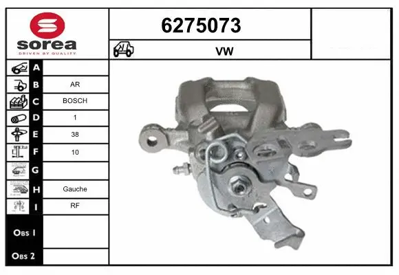 Brake Caliper (6275073)