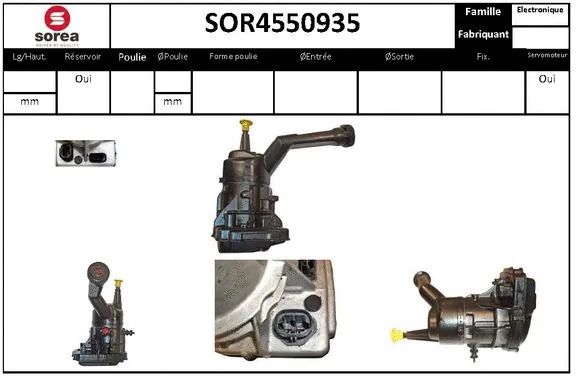 Hydraulic Pump, steering (SOR4550935)