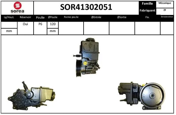 Hydraulic Pump, steering (SOR41302051)