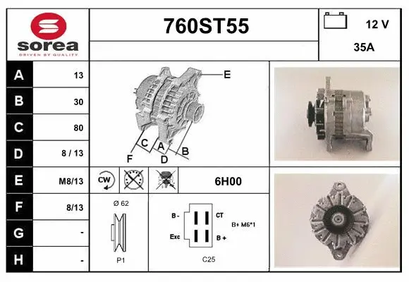 Alternator (760ST55)