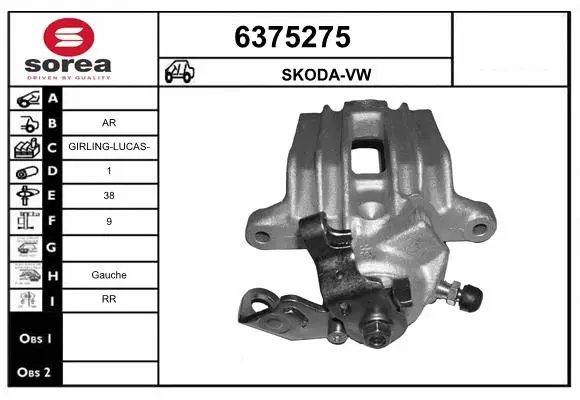 Brake Caliper (6375275)
