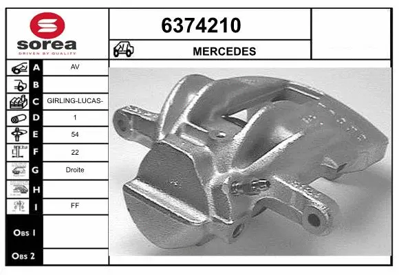 Brake Caliper (6374210)