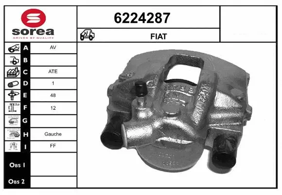 Brake Caliper (6224287)
