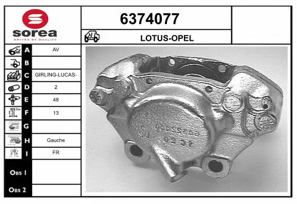 Brake Caliper (6374077)