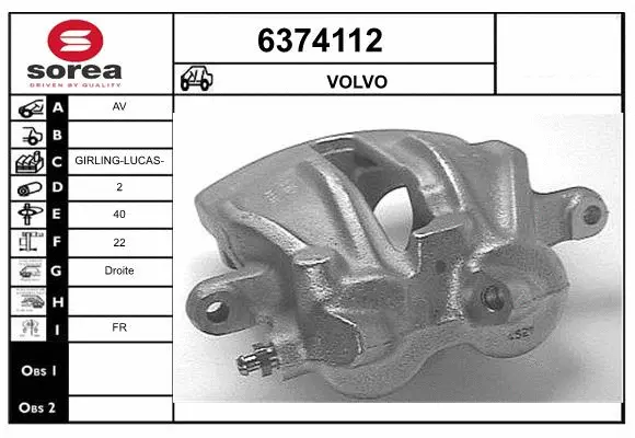 Brake Caliper (6374112)