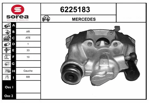 Brake Caliper (6225183)