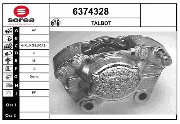 Brake Caliper (6374328)