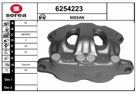 Brake Caliper (6254223)