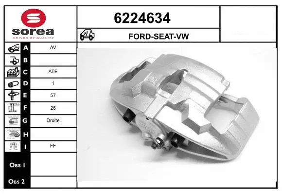 Brake Caliper (6224634)