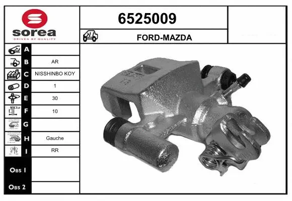 Brake Caliper (6525009)